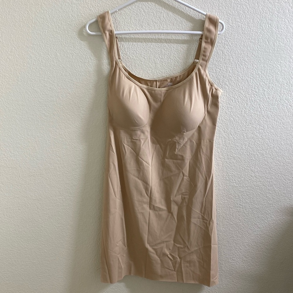 Anti Proof Smoothing Slip Shaper‎ Dress Undergarment Oatmeal Nude
